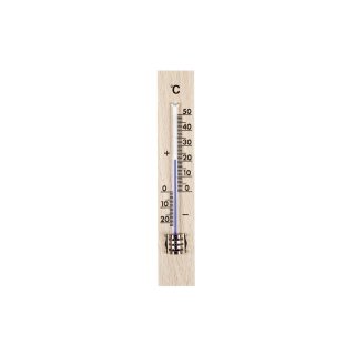 TFA Zimmer-Thermometer Holz 15x2,6cm