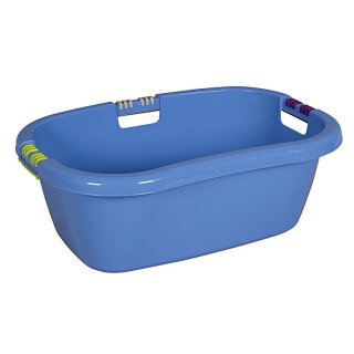 LOCKWEILER Wäschewanne Ergo mit Softgriff 65 l 65x45x25cm blau