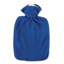 HUGO FROSCH W&auml;rmflasche Klassik Fleecebezug 1,8 l blau