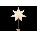 STAR TRADING Standleuchter Stern Bobo x34x50cm creme