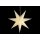 STAR TRADING Stern Sensy Star Papier zum hängen incl. Kabel ohne Leuchtmittel