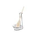 Kochlöffelhalter Edelstahl/Porzellan/Holz 28cm 3teilig