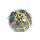 WIHEDÜ Gummiring-Ball 100g mehrfarbig