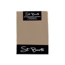 ST.BARTH Jersey-Spannbetttuch 150x200cn taupe
