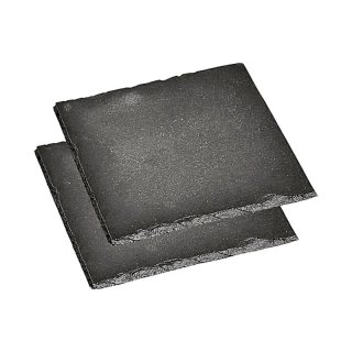 KESPER Servierplatte Schiefer 20x20cm 2 Stück
