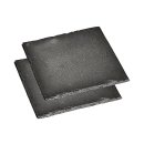 KESPER Servierplatte Schiefer 20x20cm 2 Stück
