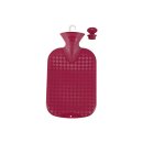 FASHY Wärmflasche glatt 2 l cranberry