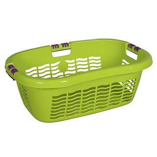 LOCKWEILER Wäschekorb Ergo mit Softgriff 28 l 65x45x25cm limone