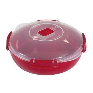 SISTEMA Mikrowellen-Teller 1,3 l 23,3x21x8cm rot