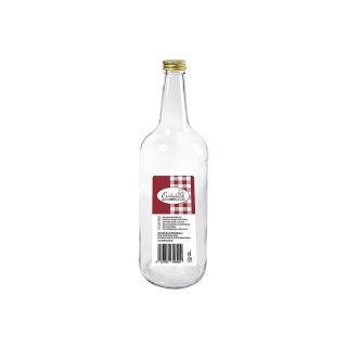 DOSEN-ZENTRALE Gradhalsflasche Einkochwelt 700 ml mit 28mm PP-Verschluss