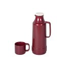 ROTPUNKT Isolierflasche Kunststoff 1 l shiny burgund