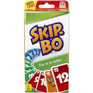 Mattel Skip-Bo Kartenspiel Klassiker