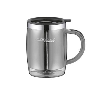 THERMOS Isolier-Trinkbecher Desktop Mug TC Edelstahl 0,35 l grau