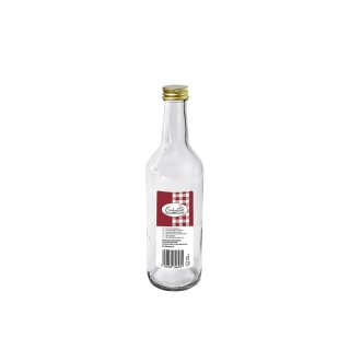 DOSEN-ZENTRALE Gradhalsflasche Einkochwelt 500 ml mit 28mm PP-Verschluss