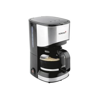 KORONA Kaffeemaschine 12015 für 5 Tassen (0,7 l) 550 Watt schwarz/Edelstahl 