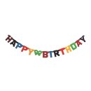 STYLEX Girlande Happy Birthday 1,5m