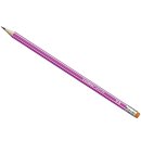 STABILO Bleistift pencil 160 HB mit Radierer pink