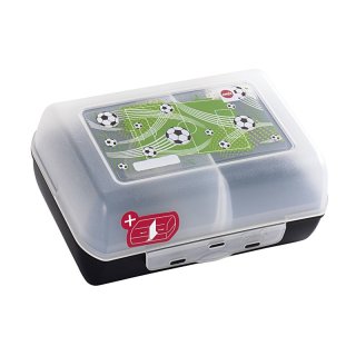 EMSA Brotdose Variablo Soccer mit Trennwand 16x11x7cm