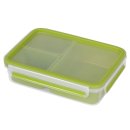 EMSA Clip & Go Snack rechteckig mit Einsätzen 1,2l
