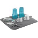METALTEX Abtropfmatte Microfaser 40x45cm grau