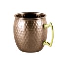 APS Becher Moscow Mule bauchig Edelstahl/Kupferlook 550 ml