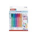 TESA Glitter Deco Candy 6 Stück farbig sortiert