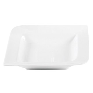 Suppenteller "Fantastic" Porzellan 22x 22 cm creme