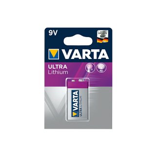 VARTA Batterie Ultra Lithium 1er 9V