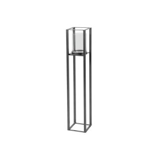 Windlicht Metall/Glas Tower 20x20x105cm