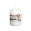 BOLSIUS Stumpenkerze 8x5,8cm weiß