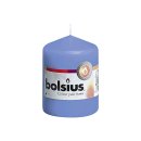 BOLSIUS Stumpenkerze 8x5,8cm blau