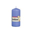BOLSIUS Stumpenkerze 12x5,8cm blau