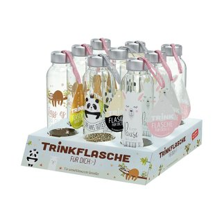 LA VIDA Trinkflasche Paket Happy Zoo 3x3 Stück