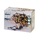 Lichterkette Snake 700Bernstein 14m außen Timer