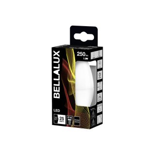 BELLALUX LED Kerzenlampe 3,2W E14 opal 2.700K 250lm