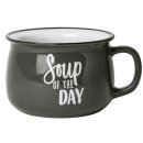 GUSTA Suppentasse Soup of the day 500ml grau