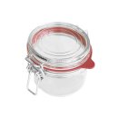EMSY Drahtbügelglas Terrine 400 ml mit Ring 53x77mm
