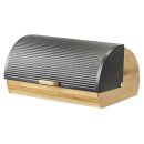 ZELLER PRESENT Brotkasten Bamboo/Metall 39x27x19cm