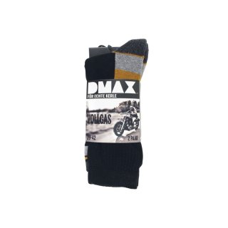 DMAX Vollgas Socke 39/42 schwarz 2er