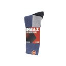 DMAX Worker Socke 43/46 jeans/grau 3er