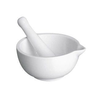 RETSCH Mörser-Set Snack 14,5cm 2tlg. weiß