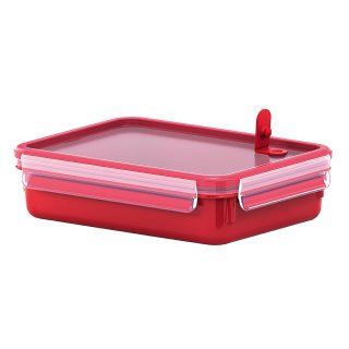 EMSA Mikrowellendose Clip&Micro 2.0 1,2 l 22,6x16,7x5,9cm rot