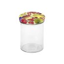 EMSY Schraubdeckelglas mit 82mm TO-Deckel Obstdekor 440...