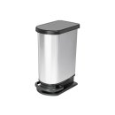 ROTHO Treteimer Paso mono 50l silber