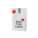 WUNDERLE Tüte Liebe weiss-rot 14x22cm