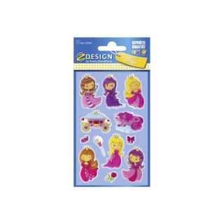 AVERY ZWECKFORM Glossy Sticker KIDS 57299 Prinzessin