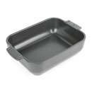 PEUGEOT Auflaufform Appolia rechteckig 25cm schiefergrau