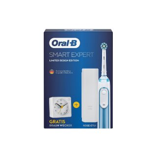 ORAL-B Zahnbürste Smart Expert Ltd. Design Edit. incl. Braun Wecker
