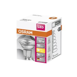 OSRAM LED Reflektorlampe PAR 16 4,3W GU10 350LM