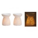 Duftlampe weiß sort. 12,5x10cm